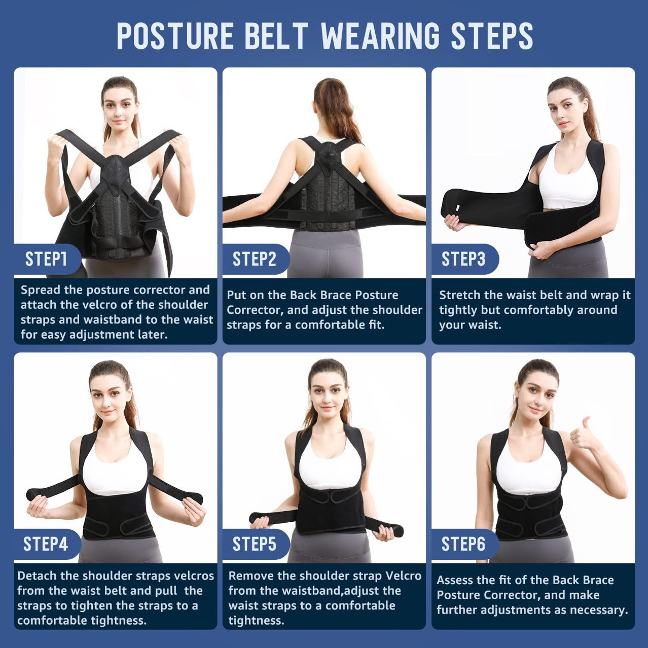 Transform Your Posture with the Strong Support Not Tight Posture Correction Belt